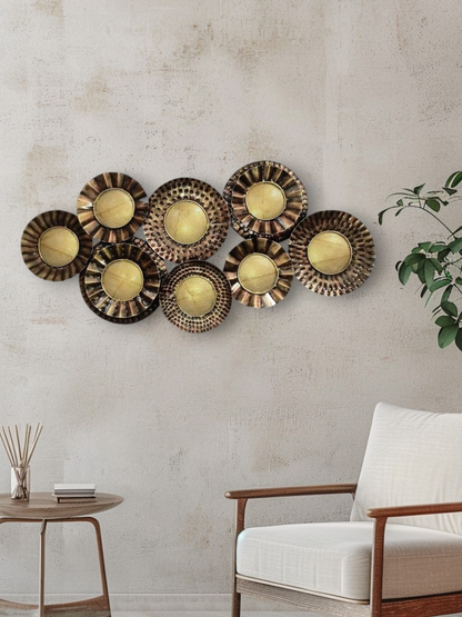 Metal Wall Decor Copper Look