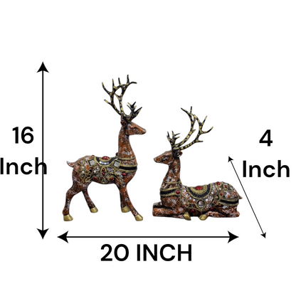 Christmas Deer Set of 2