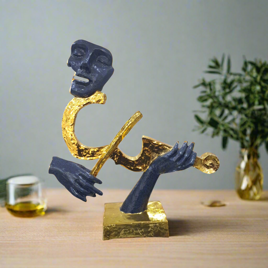 Golden Plated Tribal Musical Man